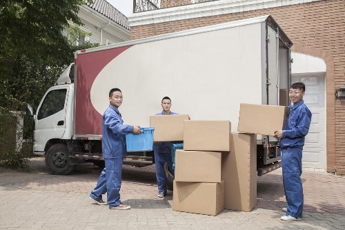 Removal van in Harrow ready for a local home move
