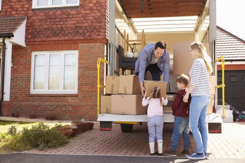 House removalists in Harrow helping with careful home packing