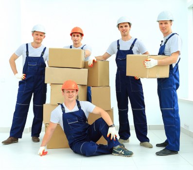 Local Harrow moving team handling a family home removal