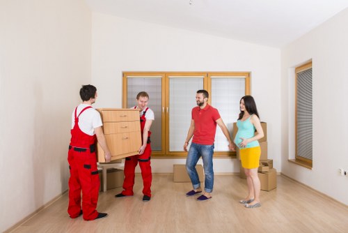 Man And Van Harrow team completing a secure and professional delivery