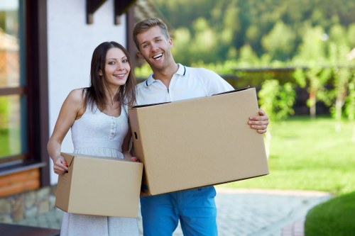 Piano moving equipment ready for a Harrow home or business relocation