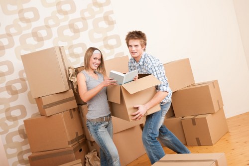 Professional moving van service in Harrow for office and business transport