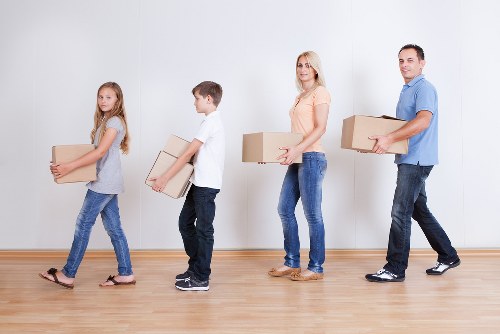 Professional team planning a local furniture move in Harrow