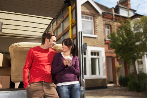 Fragile items carefully wrapped by packing and unpacking services in Harrow